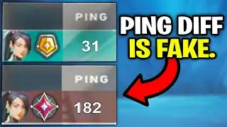 Proof that Ping doesn't impact your Valorant Rank