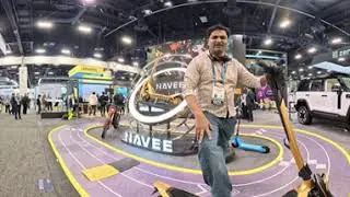 NAVEE Ultra max CES 2026 Las Vegas 360 view Test Drive Central Hall