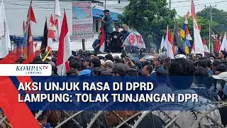 Aksi Unjuk Rasa di DPRD Lampung: Tolak Tunjangan DPR