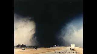 Hesston F5 Tornado 1990 Compilation