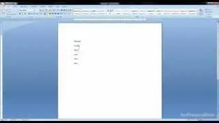 SoftwareHow - How to sort words alphabetically in MS Word 2007