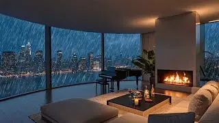 Rainy Night at a Private Canadian Forest Retreat | Deep Sleep Ambience