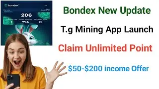 Bondex mining New Boom Update | Bondex Origin New Telegram Mining Update | $50-$200 income Offer