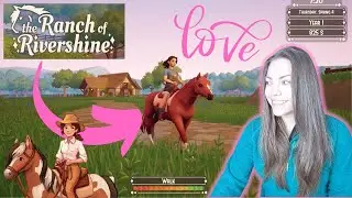 THIS *NEW HORSE GAME* IS ADORABLE!! Ranch of Rivershine Demo by Cosy Bee Games.