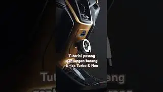 Tutorial pasang gantungan barang Nmax Turbo dan Neo