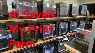 Qidi Q1 Pro Print Farm Automation - Using AI Computer Vision to Stop Destroying My Print Farm