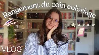 VLOG | Réorganisation et night routine d'une lectrice ✨