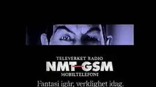 NMT-GSM-telefon Televerket Radio  TV3 reklam   20 Nov 1991