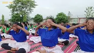 International Yoga Day Celebration 2022 KGBV CHAKRADHARPUR