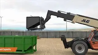 Telehandler Trash Hopper Attachment