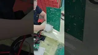 LED display module lighting test, results available in seconds!💡 #led#ledmodule #ledtechnology