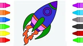 Rocket Coloring Pages For Kids | Coloring Book For Children