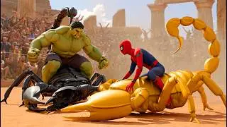 Spider-Man 🆚 Hulk | Legendary Scorpion Racing Championship 🏁 Epic Superhero Race