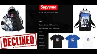 Supreme Northface Colab Card Decline Fix***