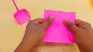 How to make Dustpan & brush paper craft /easy craft/diy /creativity  /craftideas /easy /paperdustpan