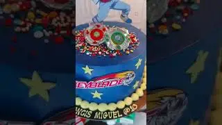 Beyblade cake #youtubestory #cakedecoratingideas #cakeideas #cakevlog #beybladecake #cakedesign