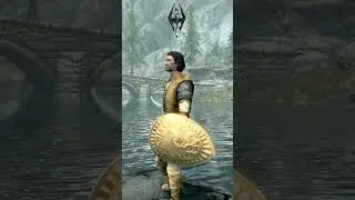 Oblivion vs Skyrim | Golden Saint Shield Comparison!💥 #gaming #skyrim #game #oblivion #evolution