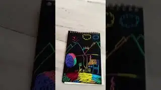 fun scratch art #for #scratch #art #Unicorn #Suhasini name art#Creations