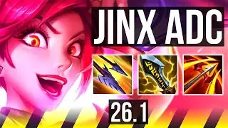 JINX & Braum vs CAITLYN & Morgana (ADC) | 64K damage, 6k gold comeback | EUW Master | 26.1
