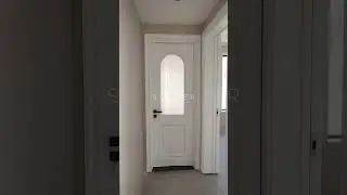 glazed door