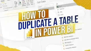 How to Duplicate a Table in Power BI - Power Query