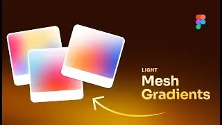 How To Create Bright Color Mesh Gradients using Simple Shapes in Figma (For Beginner)