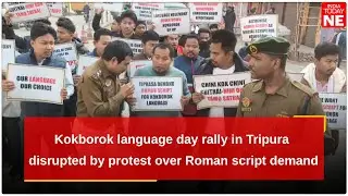 Kokborok language day rally in Tripura disrupted by protest over Roman script demand