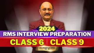 RMS INTERVIEW PREPARATION | RMS Interview Class 6 | RMS Interview Class 9 | 2024