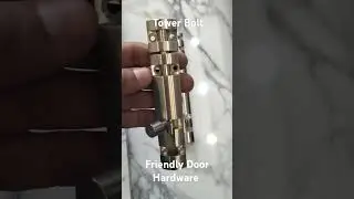 Tower Bolt | Door Lock #decoration #carpentry #wooddesigner #friendlyhardware