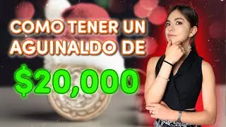 Como tener un aguinaldo de 20 mil pesos