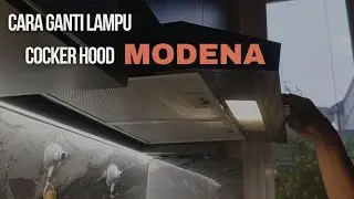 How to replace the Modena cocker hood lamp