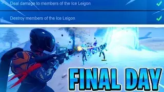 UNLOCKING ICE STORM CHALLENGE GLIDER - Deal damage to members of the Ice Leigon (Fortnite LIVE)