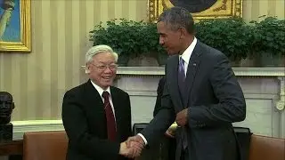 Vietnamese Communist Party chief visits White House