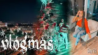 CHRISTMAS DURING COVID?! NEW ROOFTOP RESTAURANT IN NEW KINGSTON, JAMAICA | Vlogmas 2020 Day 21