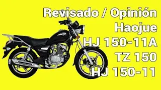 Revisado, opinión de la motocicleta Haojue TZ 150 (Chopper Road)