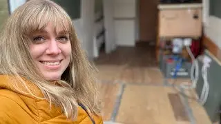 Van Life:  Ford Transit Campervan Conversion Refit. Removing the kitchen and adding insulation.