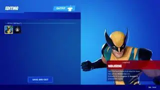 Wolverine | Fortnite Skin Ingame