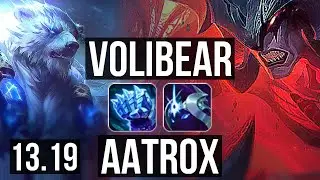 VOLI vs AATROX (TOP) | 700+ games, 1.3M mastery, Rank 13 Voli | NA Grandmaster | 13.19