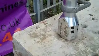 Concrete splitting using Drill and Burst Method