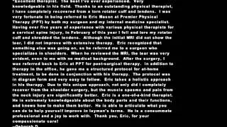 Premier Physical Therapy Testimonials