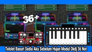Telolet Basuri Sedia Aku Sebelum Hujan Okdj 36 Not || Pianika Basuri