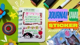 Mini Notebook Journal Sticker Kawaii ✨