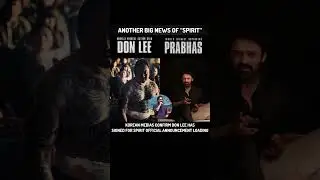 DON LEE IN SPIRIT ll #prabhas #movie #donlee #spiritmovie #actor #koreanactor #upcomingmovie #film