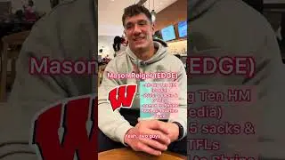 SHRINE BOWL: Wisconsin EDGE Mason Reiger #shrinebowl #nfl #nfldraft #nfldraft2026 #wisconsinbadgers 
