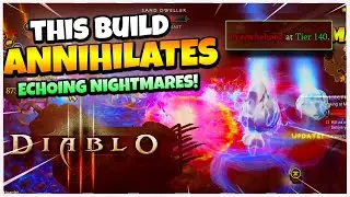 Annailate Echoing Nightmare Tier 140s in Diablo 3 Wizard Meteors Season 28!