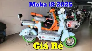 Xe Đạp Điện Gi&aacute; Rẻ - Xe Đạp Điện Moka i8 12/2025  Đẹp Bao ship
