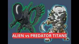 PREDATOR SAMURAI vs ALIEN, FRATELLI ALIEN TITANS vs FRATELLI PREDATORI VERSIONE MINIATURIZZATA....