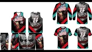 Corel draw Jersey Layout