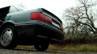 Audi b3 90 Quattro 7A Exhaust Sound