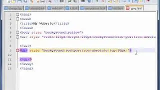 Html 5 - Project part 1